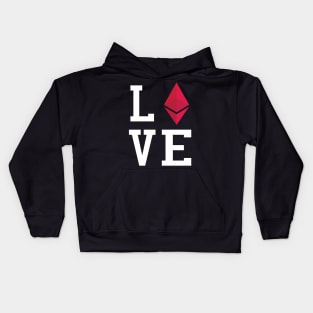 Ethereum Love Tee Kids Hoodie